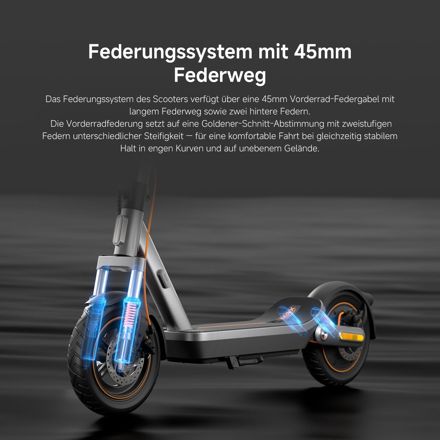Xiaomi E-Scooter, 6 Max, mit Deutscher Straßenzulassung (Max 20km/h, bis 75km Reichweite, 12" Tubeless-Reifen, Doppelfederung, Doppelbremse, Apple Find My, App, Faltbarer Scooter)